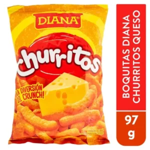 Boquitas Diana Churritos Sabor A Queso - 97 g