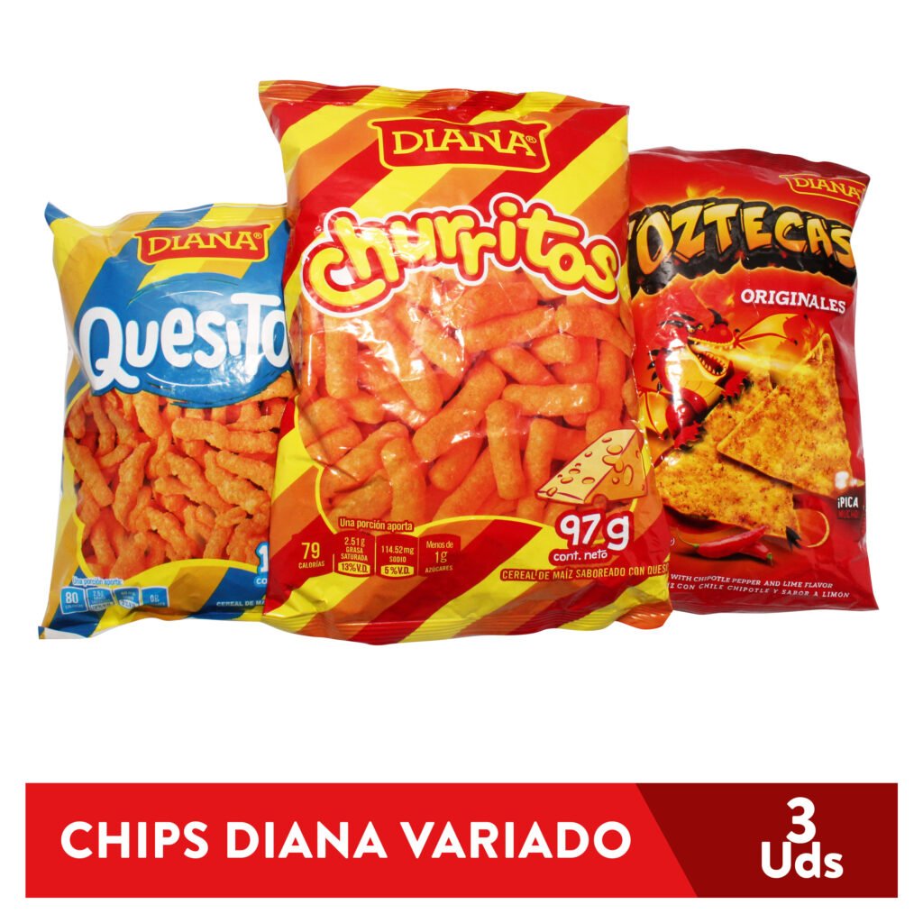 Boq Diana Quesito Churrito Tozteca 131 g producto salvadoreno en USA
