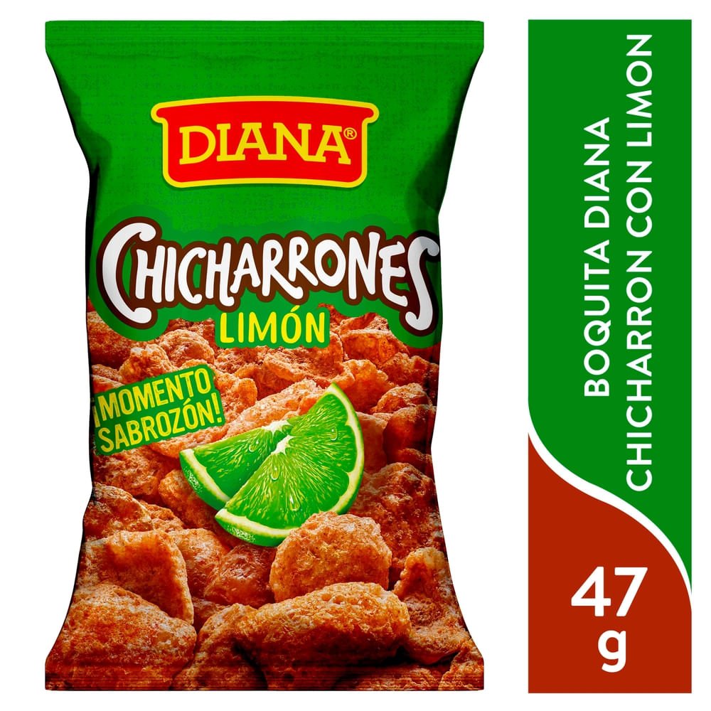 Boquita Diana Chicharrón Con Limón - 47g producto salvadoreno en USA