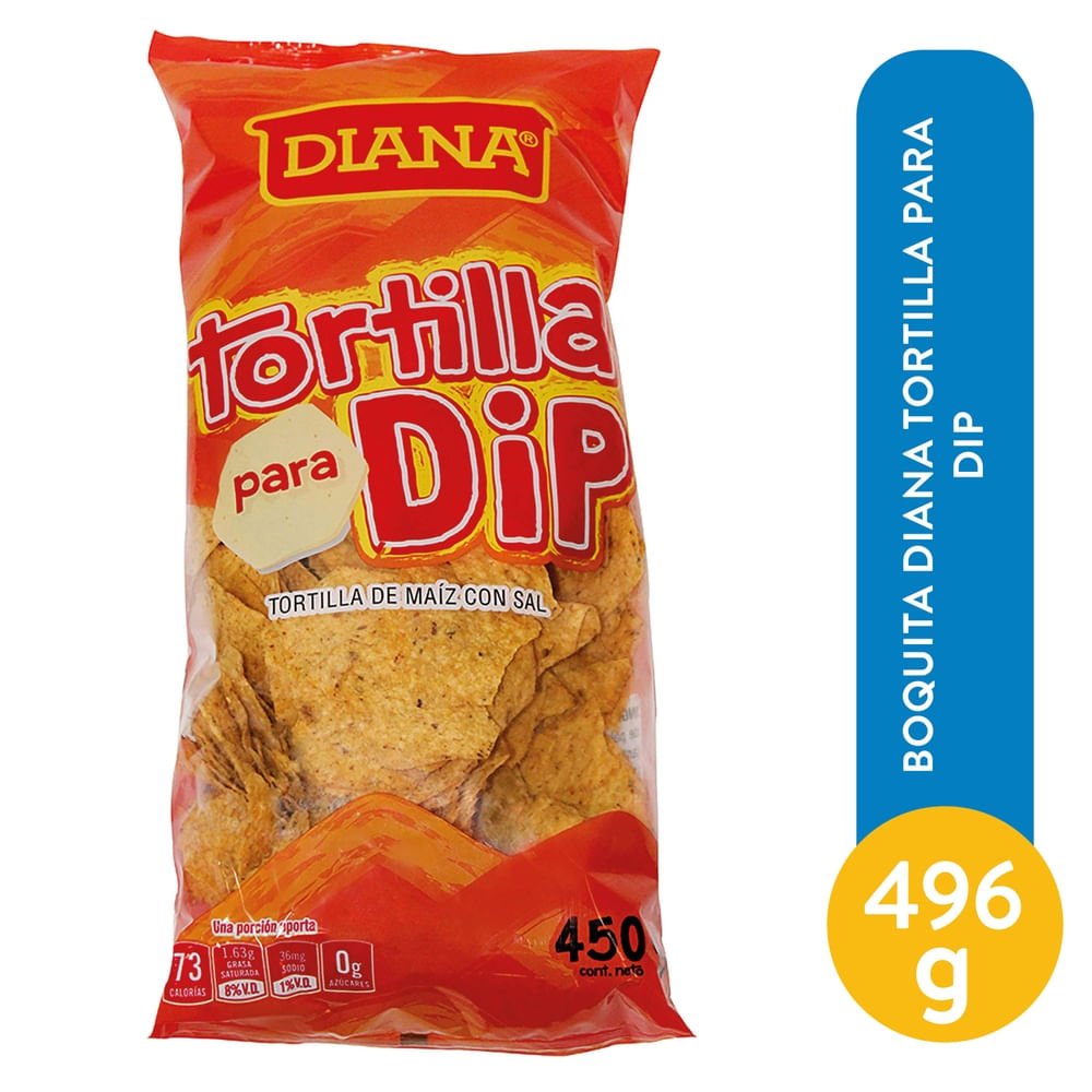 Boquita Diana Tortilla Para Dip - 496 g producto salvadoreno en USA