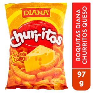 Boquitas Diana Churritos Sabor A Queso - 97 g producto salvadoreno en USA