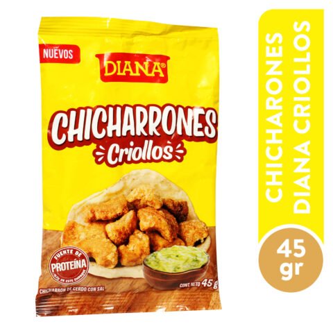 Chicharron Criollo Diana 45 g Chicharrón Diana criollos - 45 g producto salvadoreno en USA