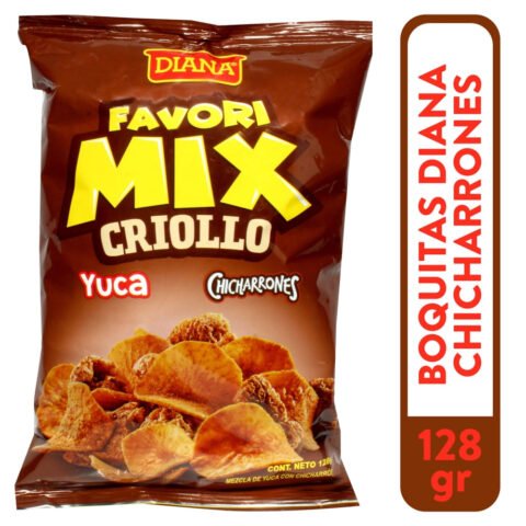 Chicharrón Diana con yuca - 128 g producto salvadoreno en USA