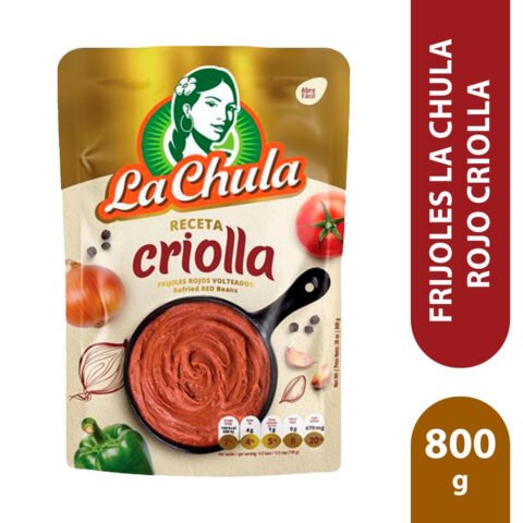 Frijol La Chula rojo volt receta - 800 g Frijoles La Chula Rojo Criolla - 800 g