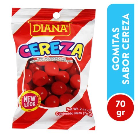 Gomitas Sabor Cereza Diana -70 g producto salvadoreno en USA