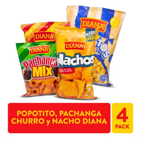 Palomita Diana Pachanga 4Pk Churro 537 g producto salvadoreno en USA