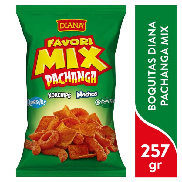 Snack Diana pachanga mix - 240 g Boquita Diana Pachanga Mix - 257 g producto salvadoreno en USA