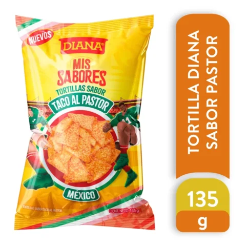 Tortilla Diana Sabor Pastor 135 g producto salvadoreno en USA