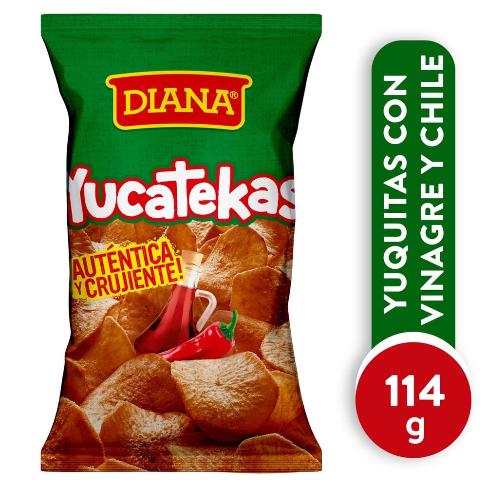 Yuquitas Diana Con Vinagre Y Chile Picante -114 g producto salvadoreno en USA