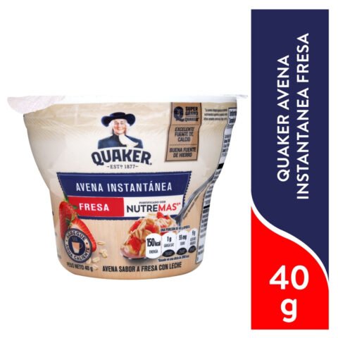 Avena Quaker Instantánea Fresa - 40 g