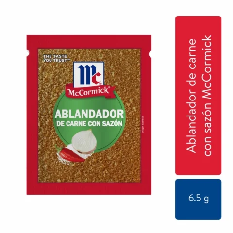 Ablandador McCormick de carne con sazón - 6.5 g Ablandador McCormick de carne con sazón - 6.5 g