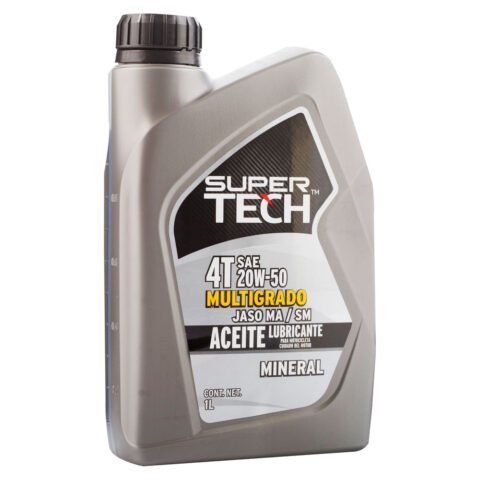 Aceite Mineral Supertech 4T 20W50 - 1 L Aceite lubricante Super Tech 20w40 mineral- 1 L