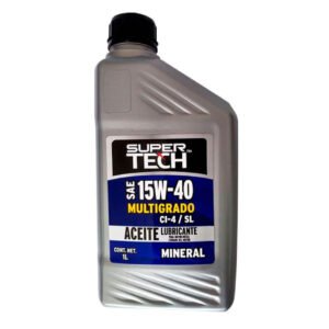 Aceite Super Tech 15W40 mineral de alta calidad - 1 L Aceite Super Tech 15w40 mineral - 1 L