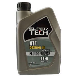 Aceite Super Tech ATF semi sintético - 1 L Aceite lubricante Super Tech para transmisiones automaticas y semis automaticas 10w/30w - 1 L