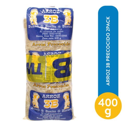 Arroz 3B precocido 2 pack - 800 g