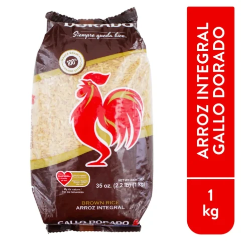 Arroz Gallo Dorado Precocido Integral - 1000 g