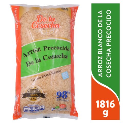 Arroz Precocido, De La Cosecha, Grano extra largo - 1,816 g Arroz Precocido De La Cosecha 1816 G