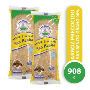 Arroz Precocido, San Benito 2 pack, Grano extra largo - 908 g Arroz Precocido San Benito 2pack 908 G