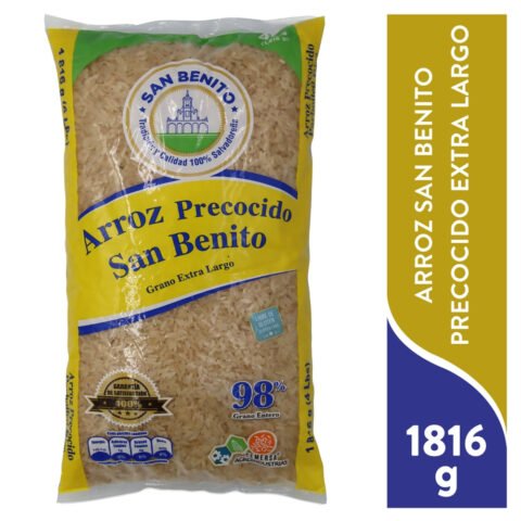Arroz Precocido, San Benito, Grano extra largo - 1,816 g Arroz Precocido San Benito 1816 G