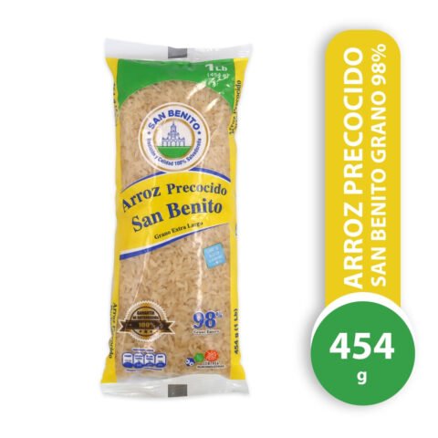 Arroz Precocido, San Benito, Grano extra largo - 454 g Arroz Precocido San Benito 454 G