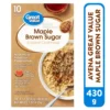 Avena Great Value Maple Brownsugar 430gr Avena Great Value Maple Brownsugar - 430 g