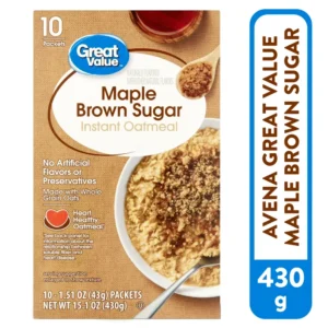 Avena Great Value Maple Brownsugar 430gr Avena Great Value Maple Brownsugar - 430 g