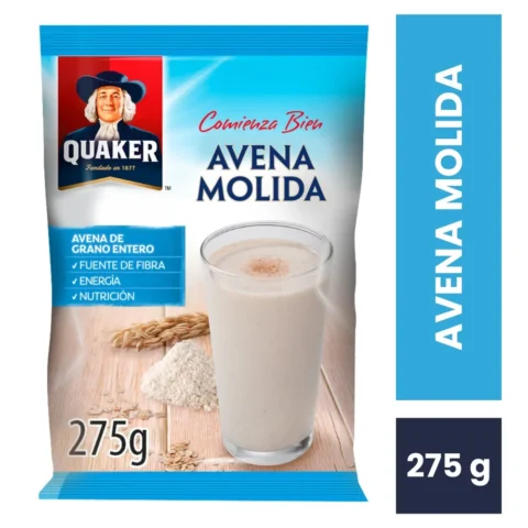 Avena Quaker molida en bolsa - 275 g