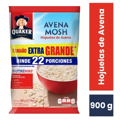 Avena Quaker Nutremas Mosh - 900 g