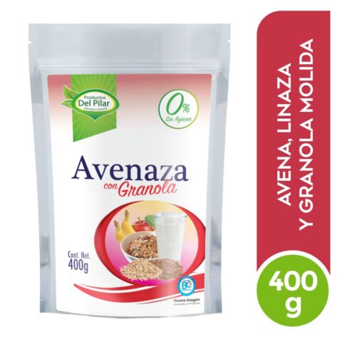 Avena y linaza molida Del Pilar con Granola 0% Azúcar - 400g Nutripankes 0 Azu Avenaza Gra 400 g