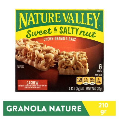 Barra Nature Valley granola dulce y salada masticable - 210 g