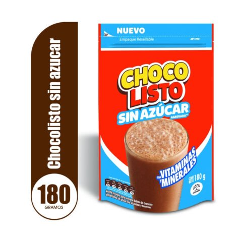 Bebida en Polvo Chocolisto Sin Azúcar - 180 g Bebida en Polvo Chocolisto Sin Azúcar - 180g