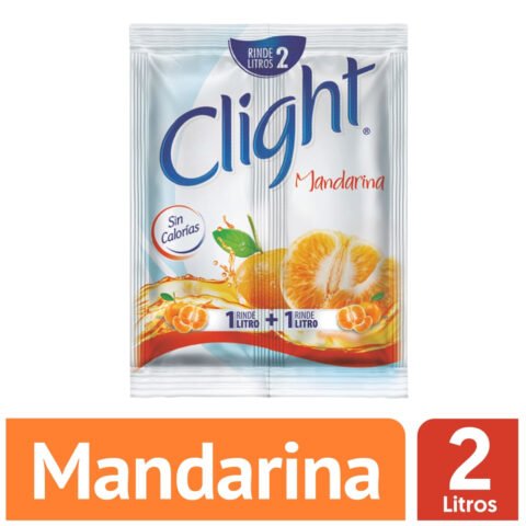 Bebida En Polvo Clight Sin Calorías Sabor Mandarina Sobre - 14g