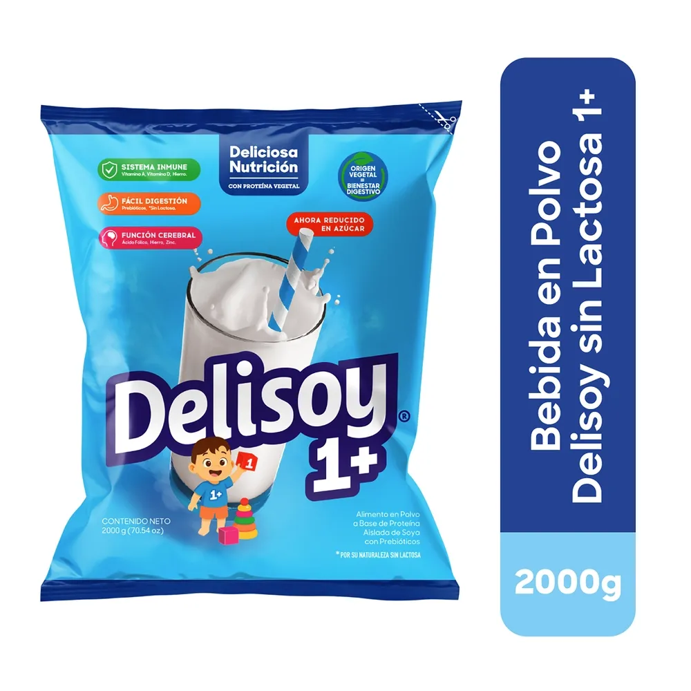 Bebida En Polvo Delisoy 1mas Ra 2000gr