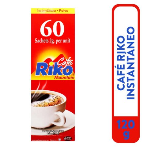 Café Instantaneo Riko 60 Sobres - 120 g Café instantáneo Riko sobres 60 uds - 120 g