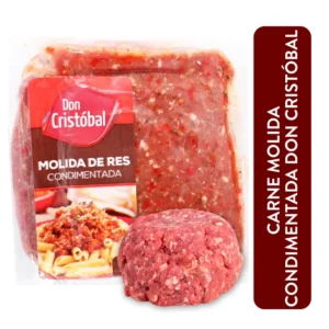 Carne Molida Don Cristobal Condimentada - Precio Indicado Por Libra (454 g)