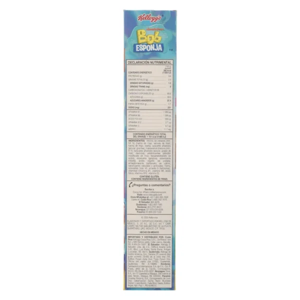 Cereal Bob Esponja Kelloggs 295 Gr