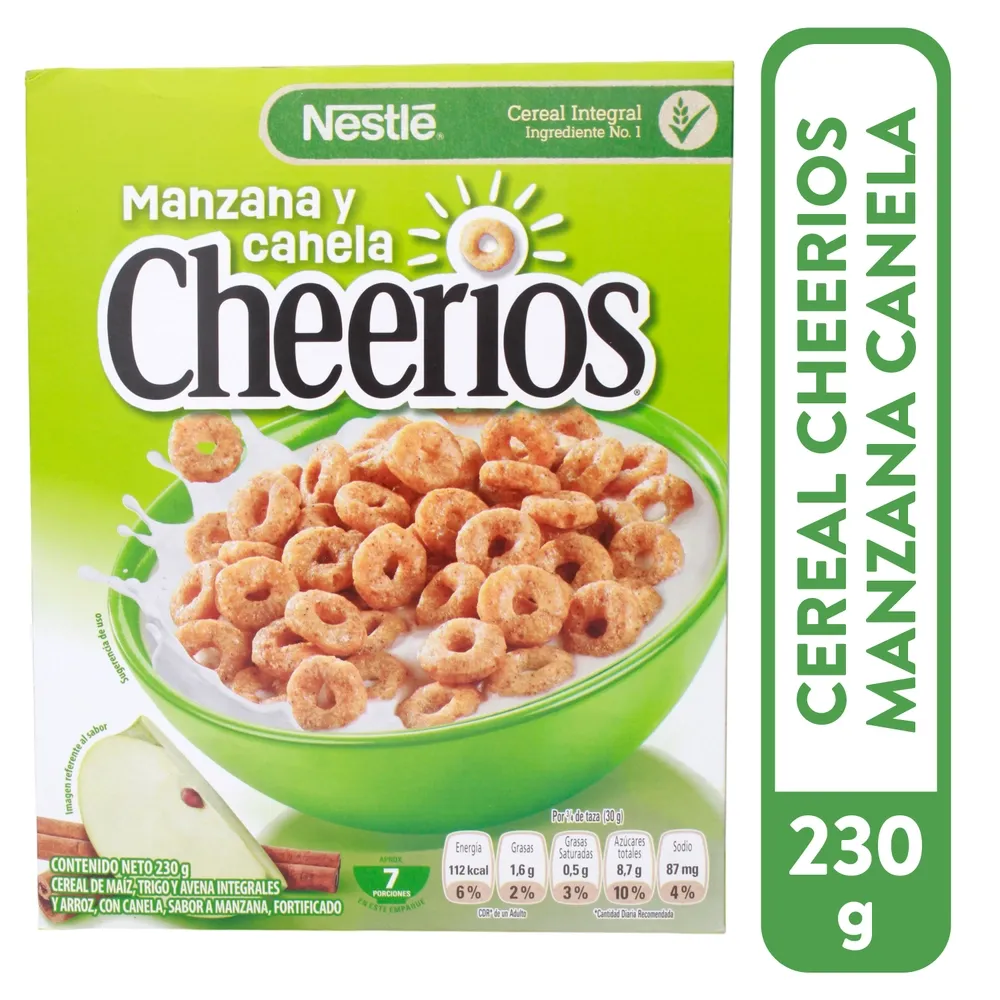 Cereal Cheerios Manzana Canela 230gr
