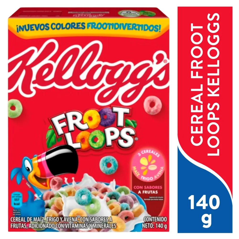 Cereal Froot Loops Kelloggs Caja 140 Gr
