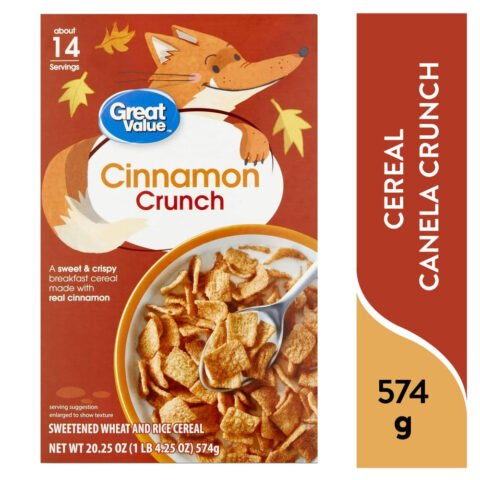 Cereal Great Value Canela Crunch - 574 g