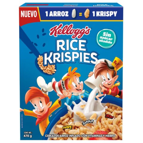 Cereal Kelloggs Rice Krispies Sin Azúcar - 470 g