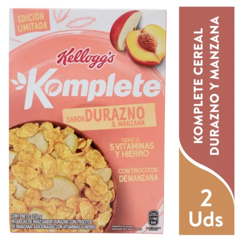 Cereal Komplete Durazno Manzana 310 g