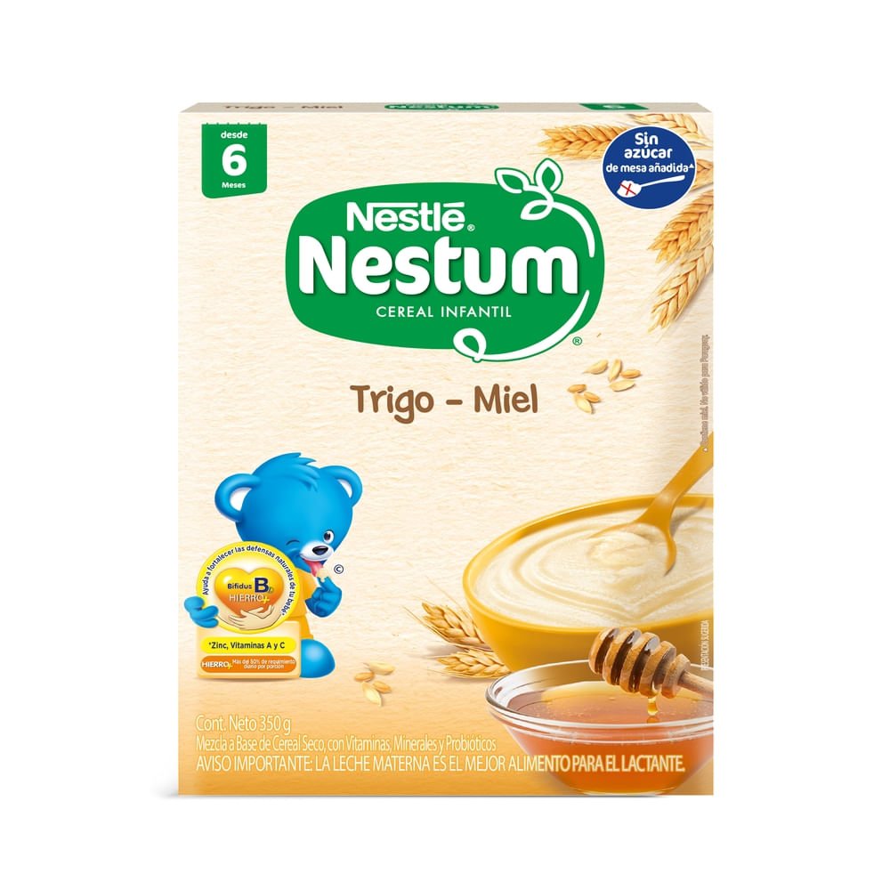 Cereal para bebé Nestum Trigo Miel Caja - 350 g