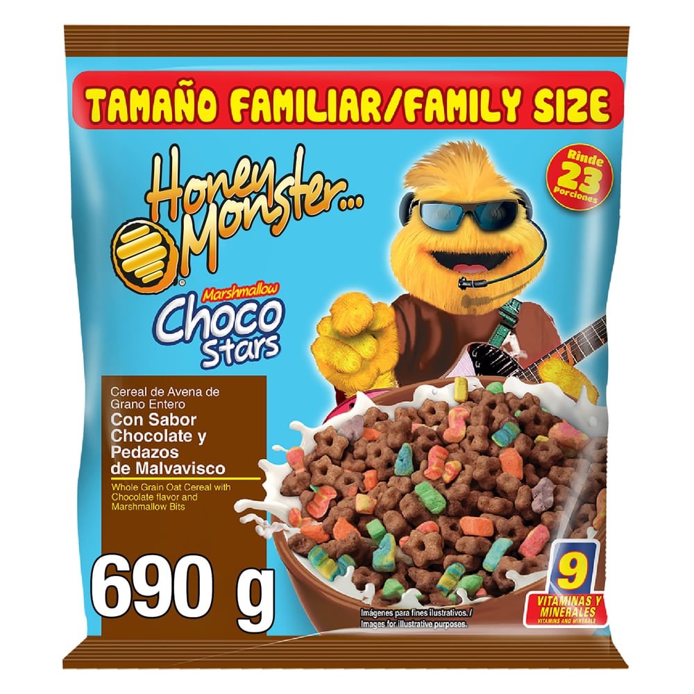 Cereal Quaker Honey Choco Star -690 g