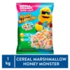 Cereal Quaker marshmallows stars - 1.1 kg Cereal Honey Monster Marshmallow Star Tamaño Grande - 1100 g