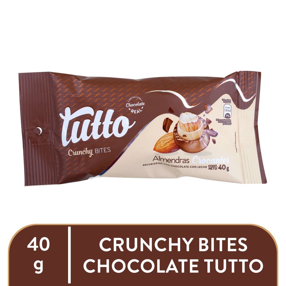 Choc Tutto Crunchy Bites Almen 40 Gr