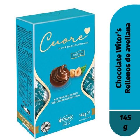 Chocolat Cuore Rellenos De Avellana145 g Chocolate Witor's Rellenos de avellana - 145 g