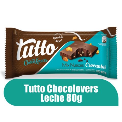 ChocolateTutto Chocolovers - 80 g Chocolate Tutto Chocolovers mix nueces crocantes - 80 g