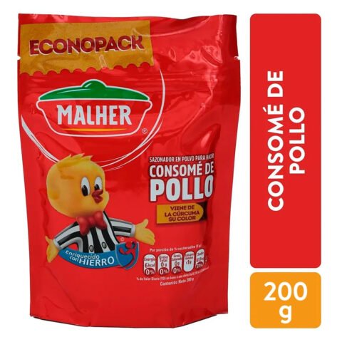 Consomé de pollo Malher bolsa - 200 g