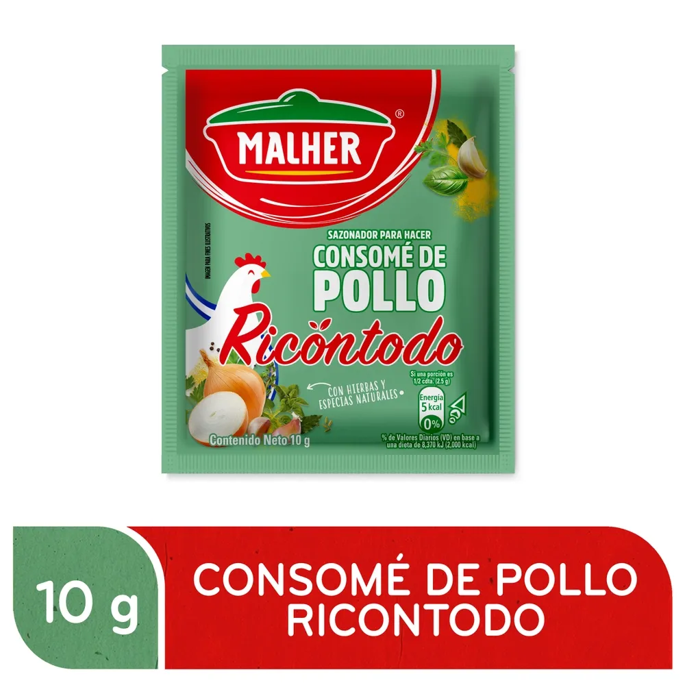 Consome de Pollo Malher Ricontodo - 10 g