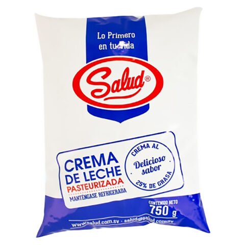 Crema Pasteurizada Salud 25 grasa - 750 g